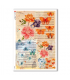 FLOWERS-0204. Carta di riso fiori per decoupage.