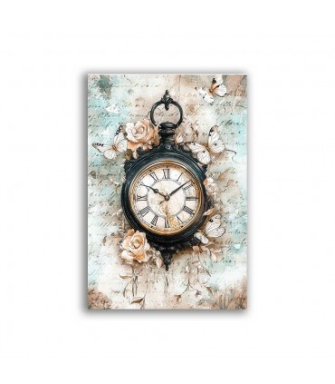 GF-RELOJES-046. Papel de arroz de gran tamaño