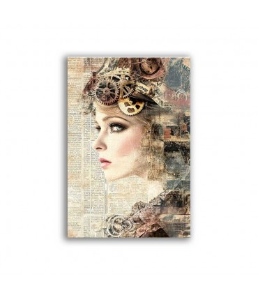 GF-STEAMPUNK-002. Rice paper large format