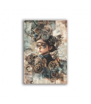 GF-STEAMPUNK-004. Rice paper large format