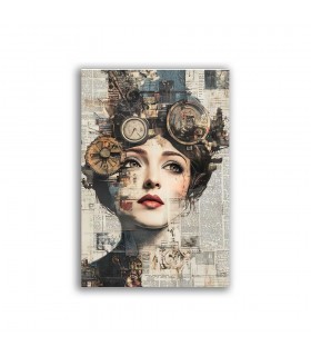 GF-STEAMPUNK-007. Rice paper large format