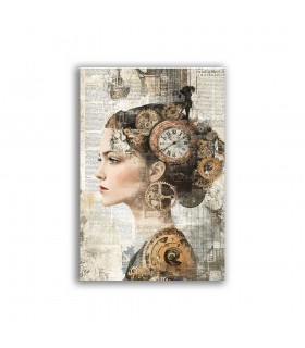 GF-STEAMPUNK-008. Rice paper large format