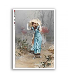 ARTWORK-0154. Carta di riso opere d'arte per decoupage.