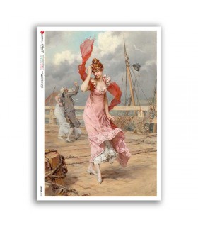 ARTWORK-0155. Carta di riso opere d'arte per decoupage.