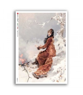 ARTWORK-0156. Carta di riso opere d'arte per decoupage.