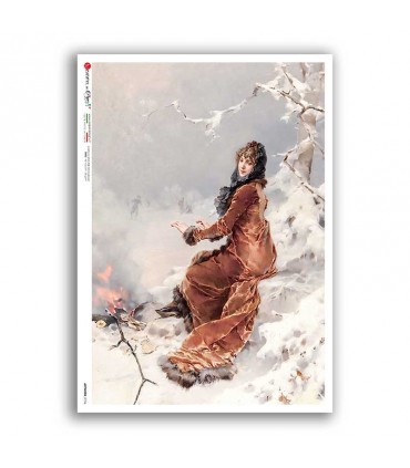 ARTWORK-0156. Carta di riso opere d'arte per decoupage.