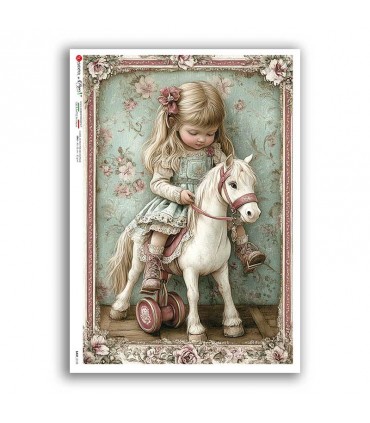 BABY-0123. Papel de Arroz niños para decoupage