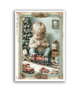BABY-0124. Carta di riso bambini per decoupage.