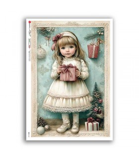 BABY-0125. Carta di riso bambini per decoupage.