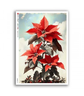 CHRISTMAS-0387. Victorian Christmas Rice Paper for decoupage.