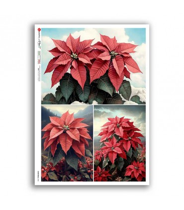 CHRISTMAS-0388. Papel de Arroz victoriano Navidad para decoupage.