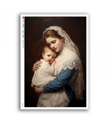 CULT-0195. Holy Rice Paper for decoupage.