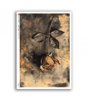 FLOWERS-0454. Rice Paper flowers for decoupage.