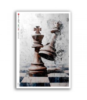 GAMES-0027. Carta di riso giochi per decoupage.