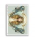 NOUVEAU-0073. Art nouveau Rice Paper for decoupage.
