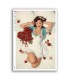 PINUP-0056. Carta di riso pin-up per decoupage.