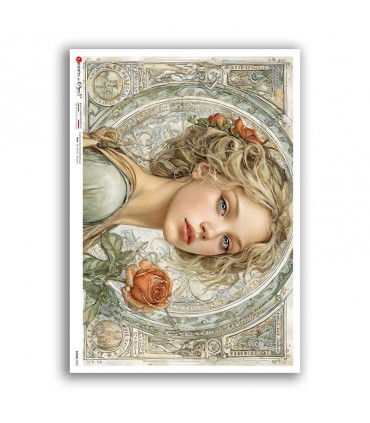 SCENE-0225. Carta di riso pittorico per decoupage.