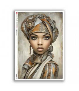 STEAMPUNK-0012. Papel de Arroz punk para decoupage.