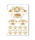 FLOWERS-0219. Carta di riso fiori per decoupage.
