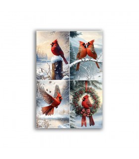 GF-NAVIDAD-034. Papel de arroz de gran tamaño