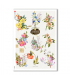 FLOWERS-0227. Carta di riso fiori per decoupage.