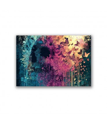 GF-SKULLS-045. Rice paper large format