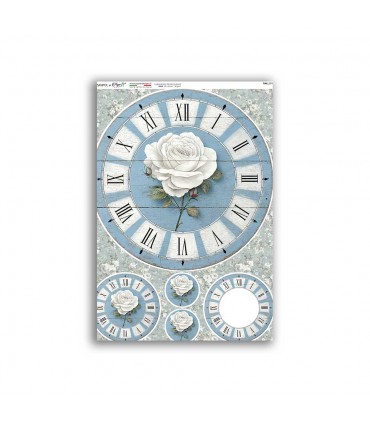 GF-RELOJES-050. Papel de arroz de gran tamaño