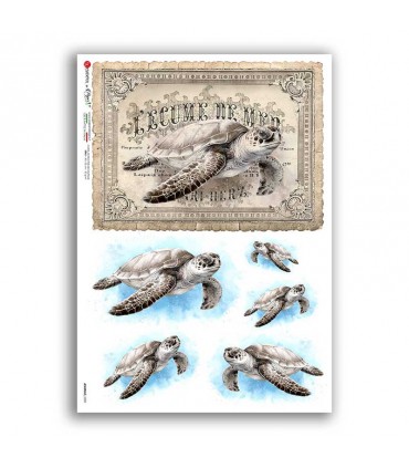 ANIMALS-0281. Carta di riso animali per decoupage.