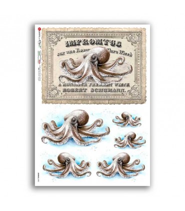 ANIMALS-0282. Carta di riso animali per decoupage.