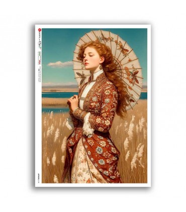 ARTWORK-0158. Carta di riso opere d'arte per decoupage.