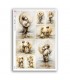 BABY-0129. Carta di riso bambini per decoupage.
