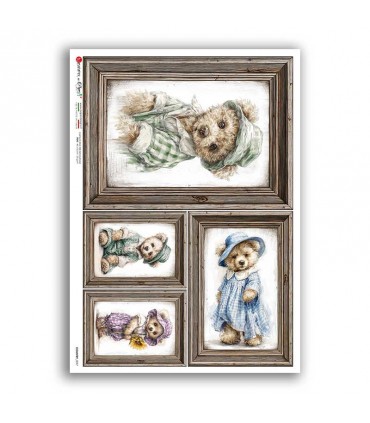 COUNTRY-0097. Country Rice Paper for decoupage.