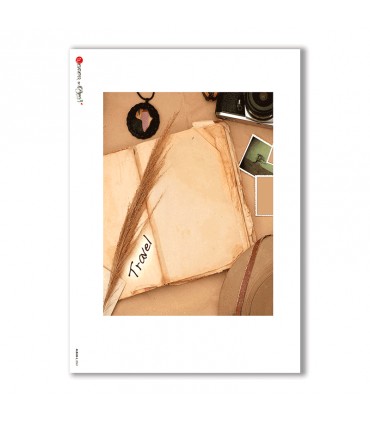 ALBUM-L-0061. Carta di riso album per decoupage.