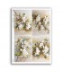 FLOWERS-0470. Papel de Arroz flores para decoupage.