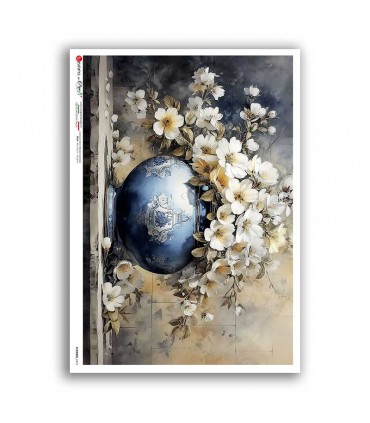 FLOWERS-0472. Rice Paper flowers for decoupage.