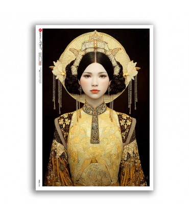 FOLK-0108. Papel de Arroz étnico para decoupage.