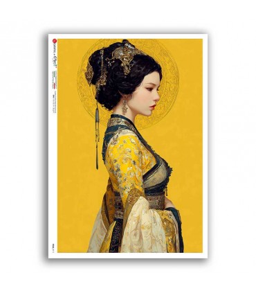 FOLK-0111. Carta di riso etniche per decoupage.