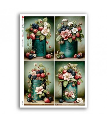 FOOD-0181. Rice Paper food for decoupage.