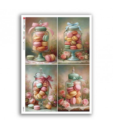 FOOD-0183. Carta di riso cucina per decoupage.