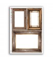 FRAME-0023. Carta di riso cornici per decoupage.