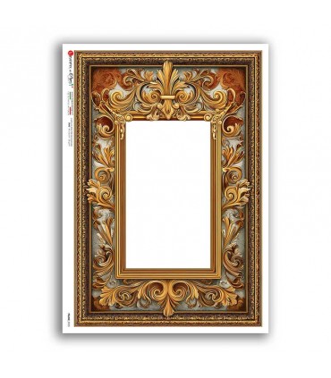 FRAME-0025. Rice Paper frame for decoupage.