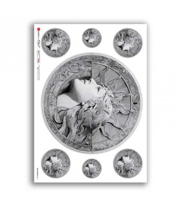 OLD OBJECTS-0054. Papel de Arroz objetos antiguos para decoupage.