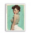 PINUP-0057. Pin-Up Rice Paper for decoupage.