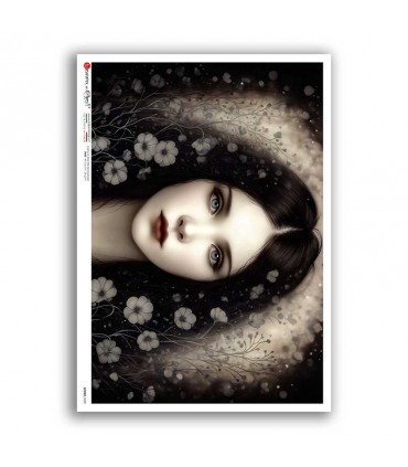 SCENE-0229. Carta di riso pittorico per decoupage.