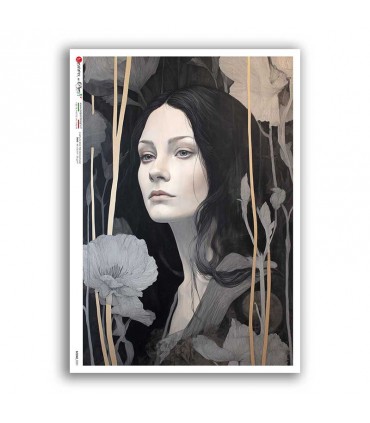 SCENE-0231. Carta di riso pittorico per decoupage.