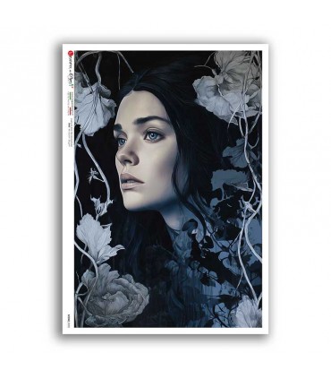 SCENE-0232. Carta di riso pittorico per decoupage.