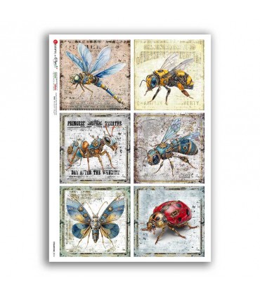 STEAMPUNK-0014. Punk Rice Paper for decoupage.