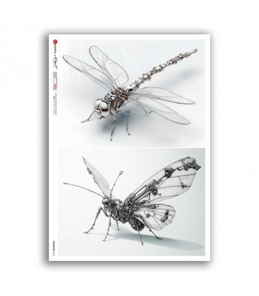 STEAMPUNK-0015. Punk Rice Paper for decoupage.