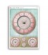 TIME-0073. Carta di riso orologi per decoupage.