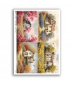 VIEWS-0244. Carta di Riso paesaggi per decoupage